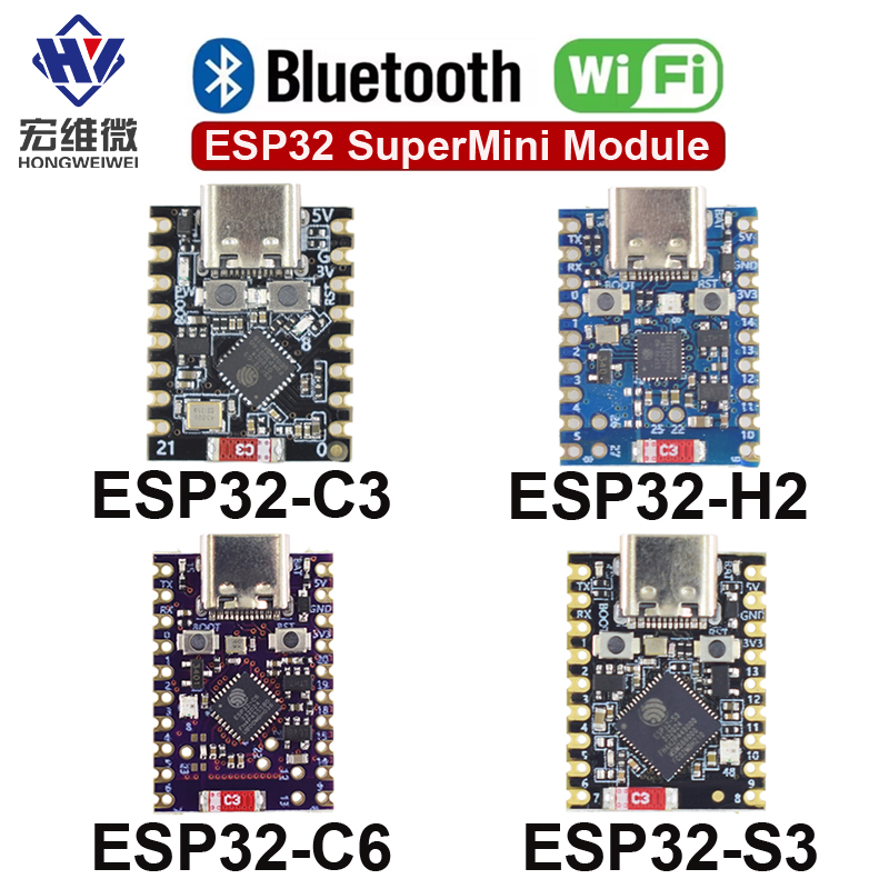 Esp32 H2 - ESP32-S3 ESP32-C3 supermmini inti tunggal modul
