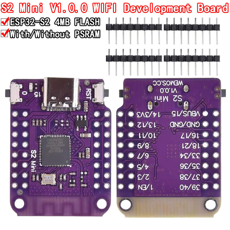 Esp32 S2 - ESP32 S2 Mini v300-lolin WIFI IOT