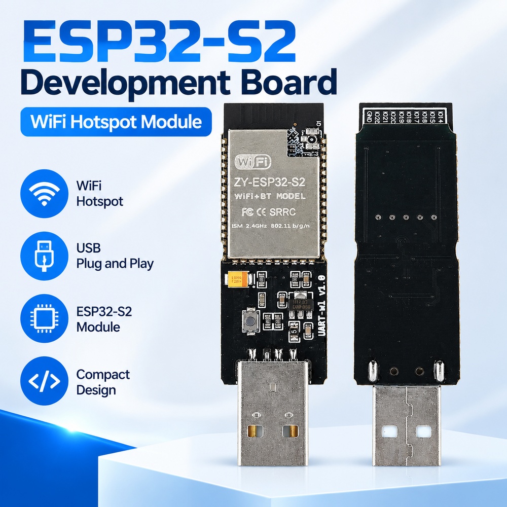 Esp32 S2 - Papan Pengembangan ESP32-S2, Modul Hotspot WiFi