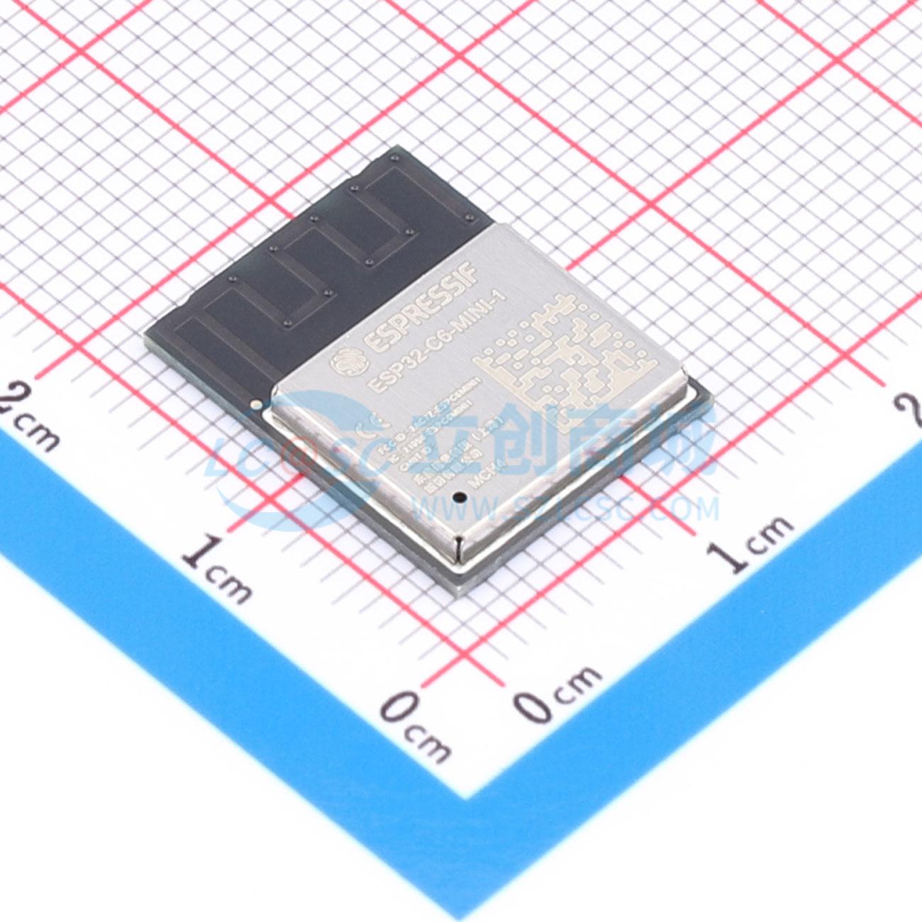 Esp32 C6 - 3 Buah ESP32-C6-MINI-1-H4 SMD 16.6X13.2Mm Modul