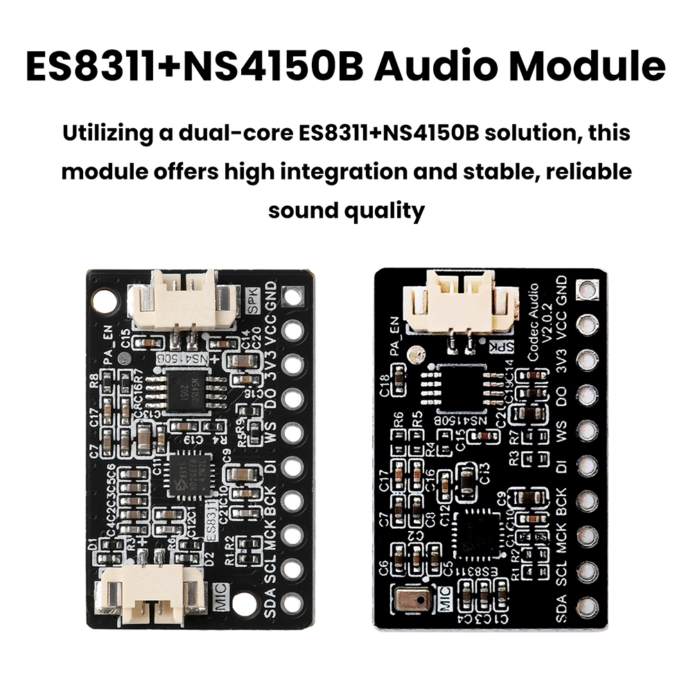 Espressif Esp32 - Papan Amplifier Audio Digital ES8311+NS4150B, Modul
