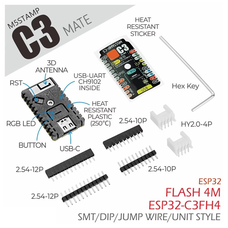 AS95-ESP32-C3 Papan Pengembang - Esp32 C3 ulasan dan harga