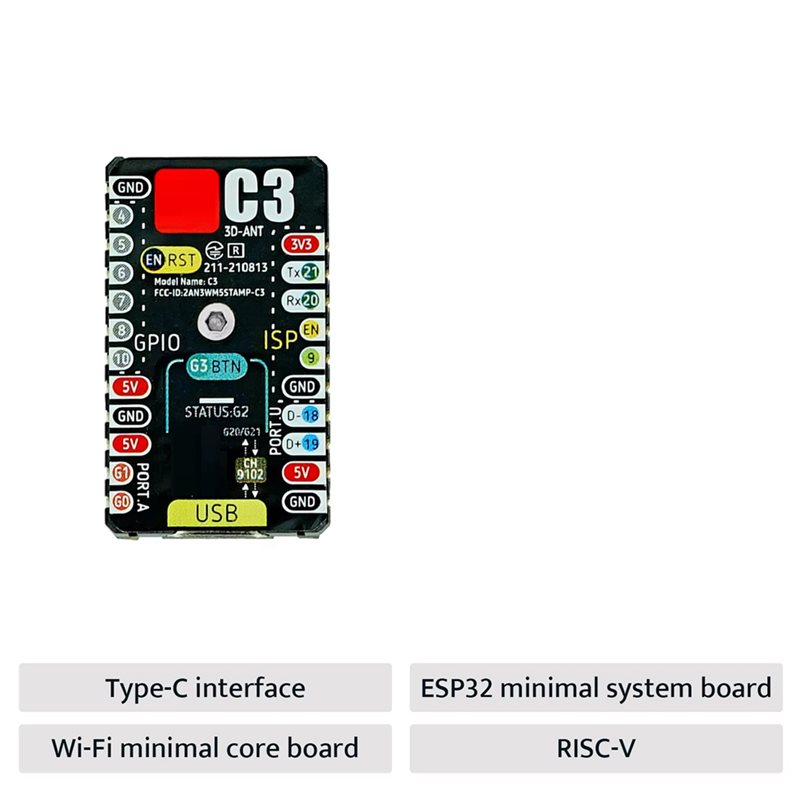 AS95-ESP32-C3 Papan Pengembang - Esp32 C3 ulasan dan harga