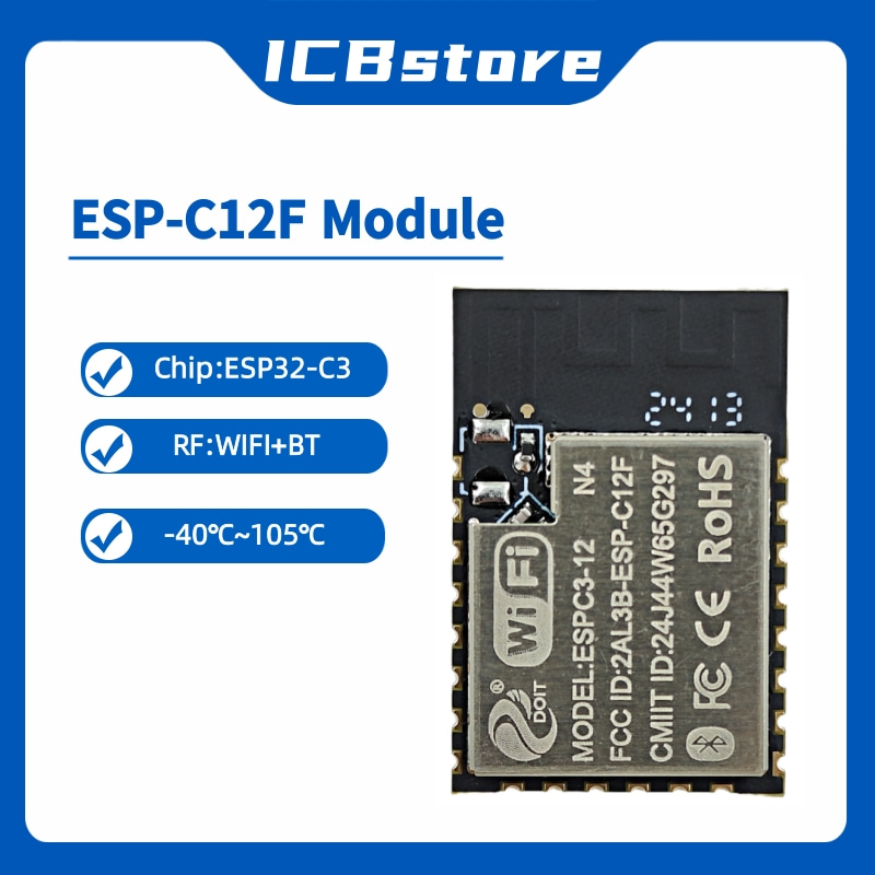 Modul Seri ESP32-C3 ESP-C12F M - Esp32 C3 ulasan dan harga