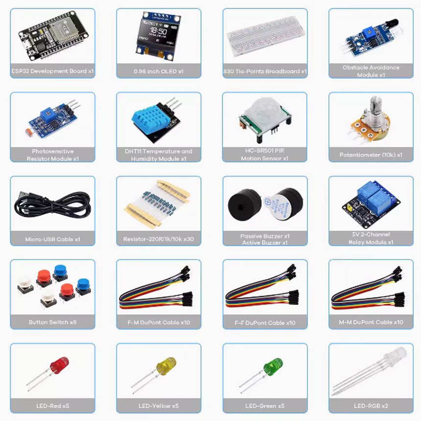 Kit Pemula untuk Proyek Kit Pe - Esp32 Devkit ulasan dan harga