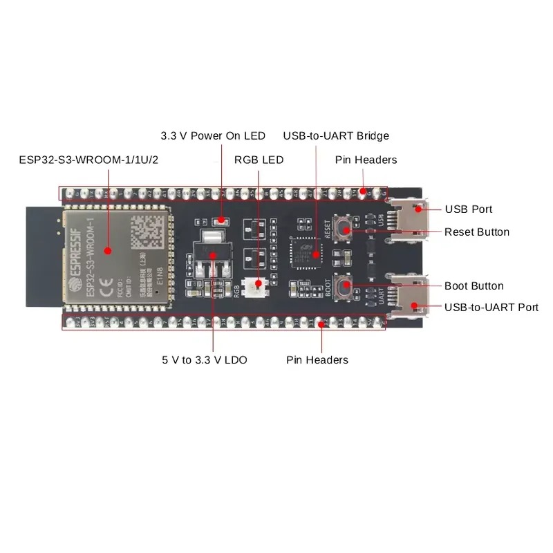 Papan Pengembangan Espressif E - Espressif Esp32 ulasan dan harga