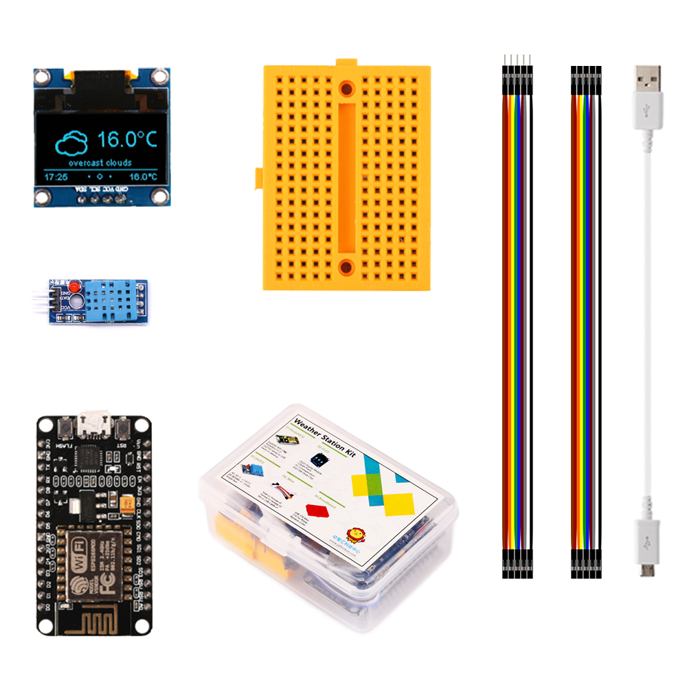 Perlengkapan DIY Stasiun Cuaca - Esp8266 ulasan dan harga