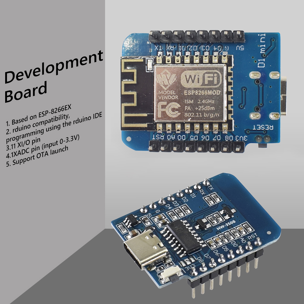 1-10 Buah Tipe-c D1 Mini NodeM - Esp8266 Nodemcu ulasan dan harga