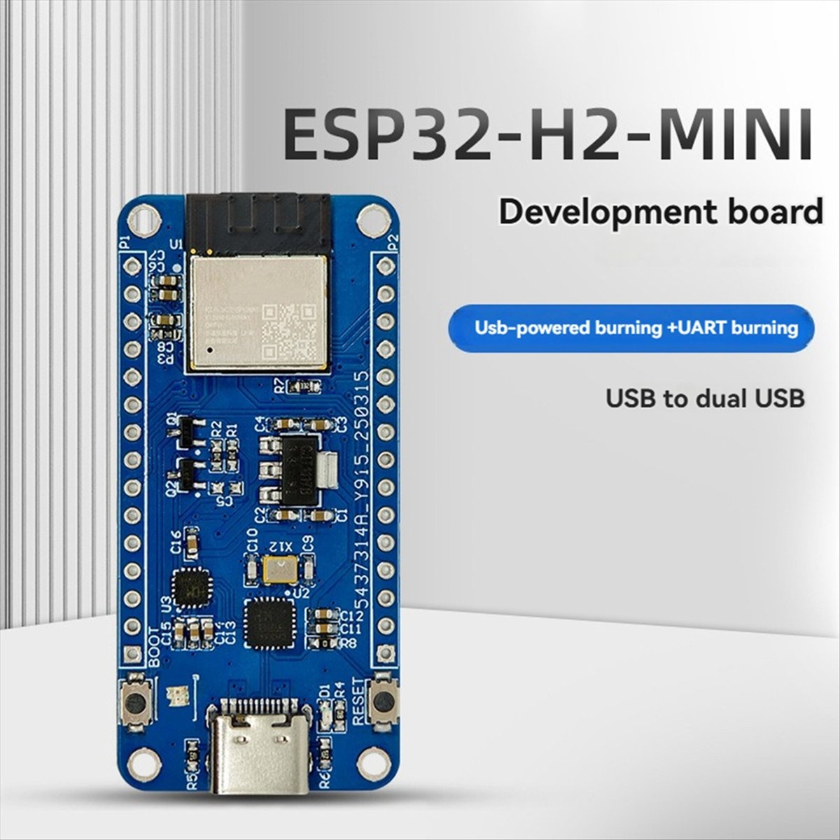 Papan Pengembangan A46U -H2-MI - Esp32 H2 ulasan dan harga