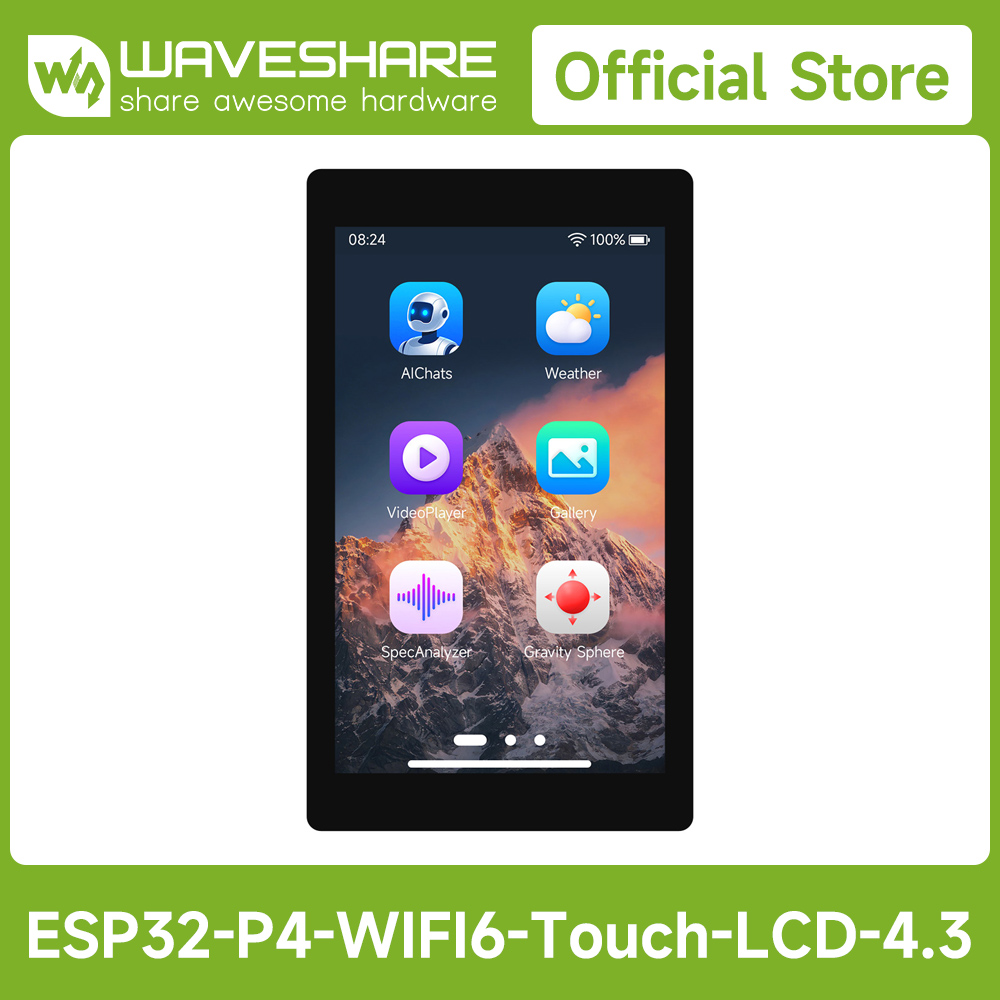Waveshare ESP32-P4-WIFI6 Papan - Esp32 P4 ulasan dan harga