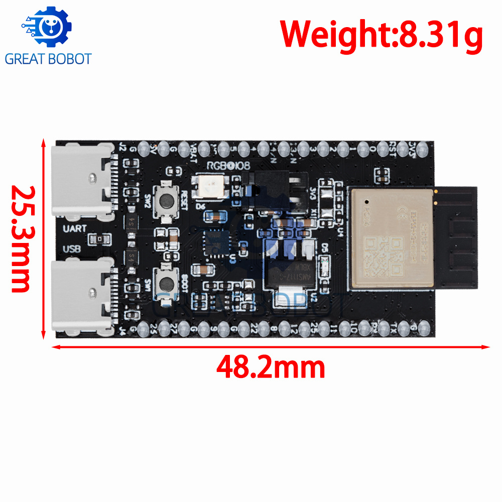 1 ~ 10 Buah ESP32-H2-DevKitM W - Esp32 H2 ulasan dan harga